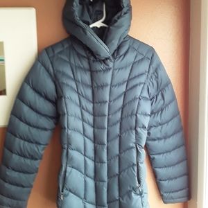 Patagonia worn wear down puffer hooded xs